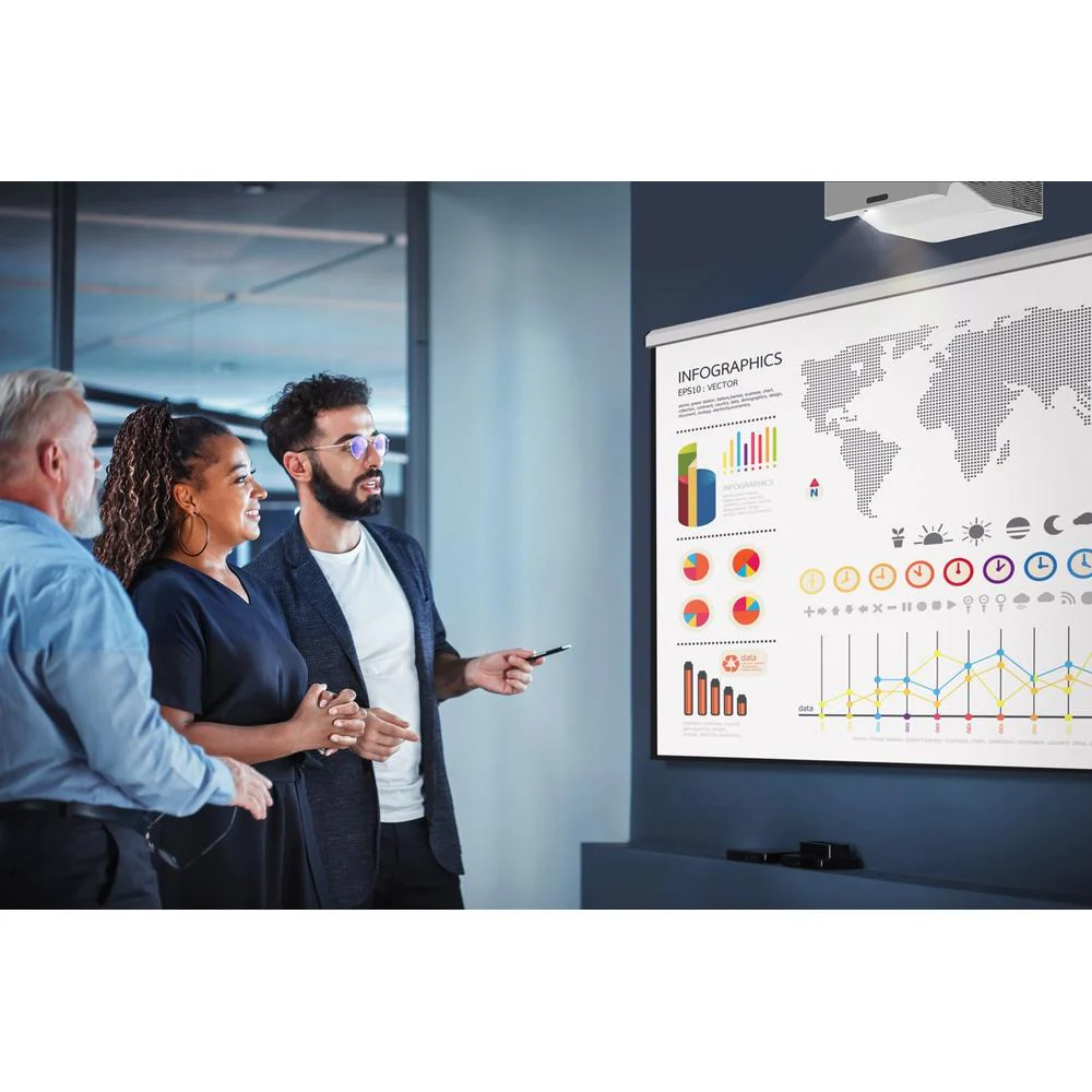 Optoma ZW410UST WXGA Ultra Short Throw Laser Projector with 4000 Lumens - Image 7